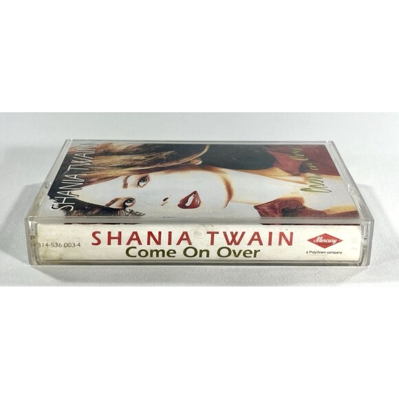 Come on Over by Shania Twain Vintage Cassette Tape Nov-1997 Mercury Tested - Picture 3 of 10